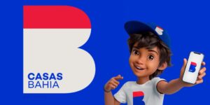 Casas Bahia e mascote Baianinho - (Reprodução: Internet)