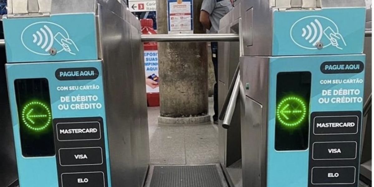 Catracas do metrô (Foto: Reprodução / Autopass)