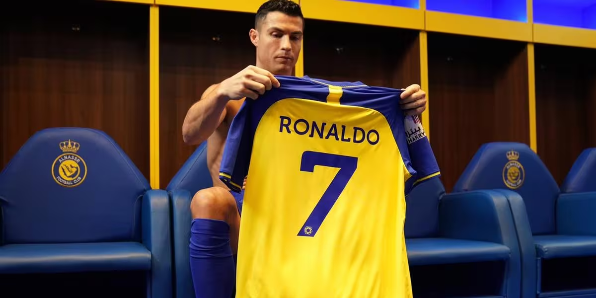 Cristiano Ronaldo no Al-Nassr (Foto: Reprodução, Globo Esporte)