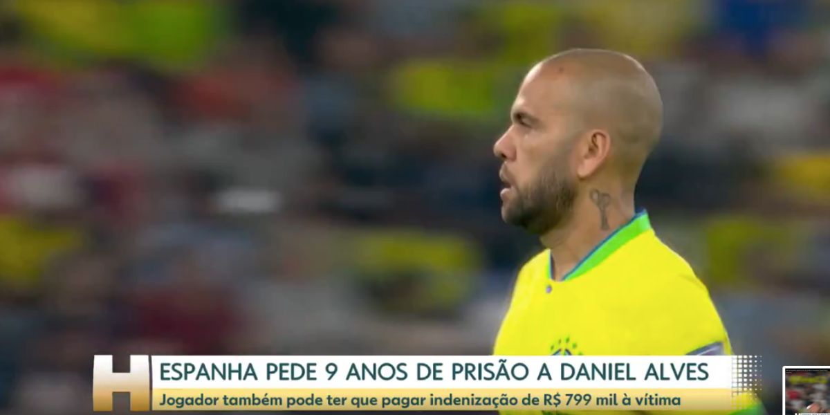 Daniel Alves (Foto: Reprodução / Jornal Hoje da Globo)