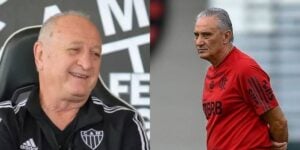 Felipão e Tite (Foto - Montagem TV Foco)