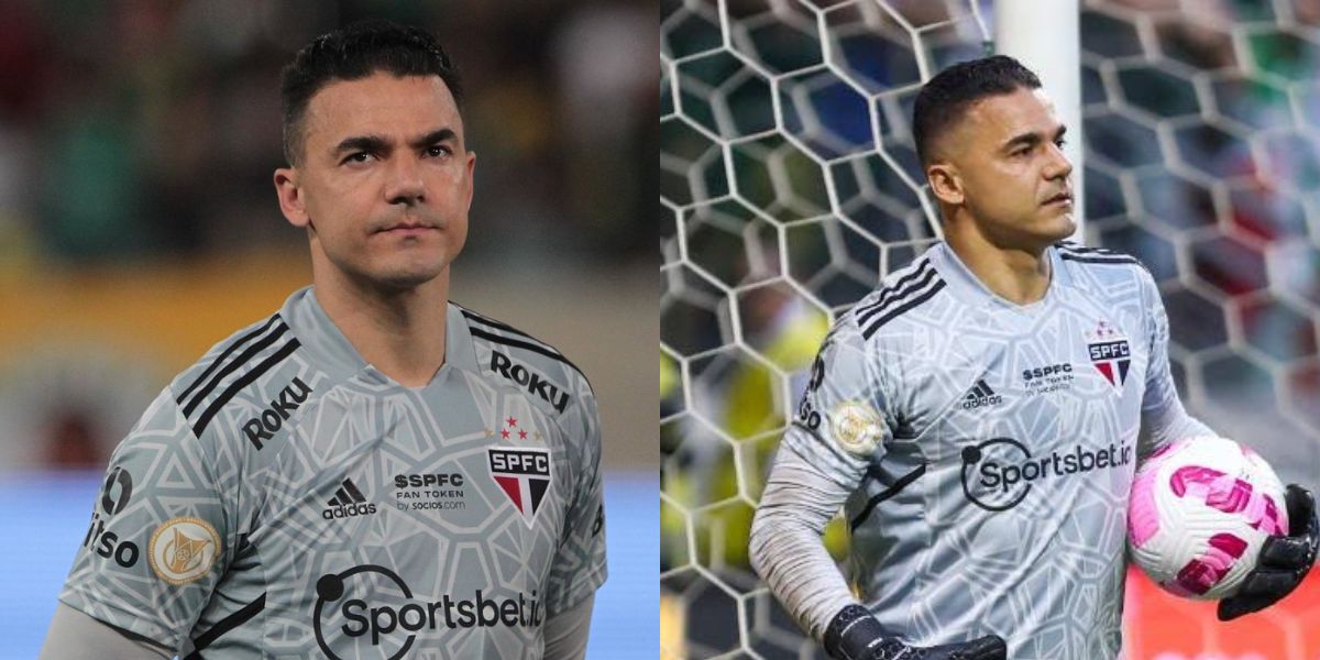 Felipe Alves, goleiro do São Paulo (Foto - Montagem TV Foco)