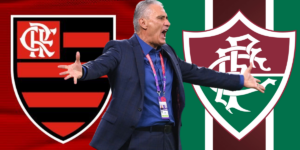 Flamengo, Fluminense e Tite (Foto: Reprodução, Montagem, TV Foco)