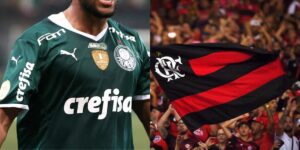 Flamengo e jogador (Reprodução/Internet)