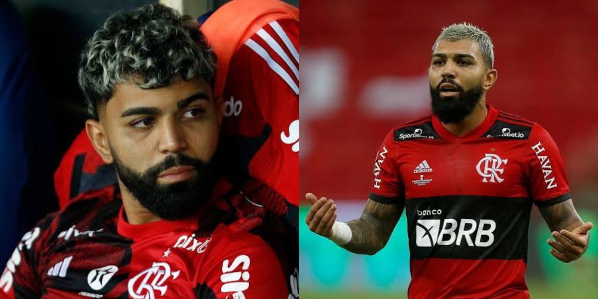 Gabigol, camisa 10 do Flamengo (Foto - Montagem TV Foco)