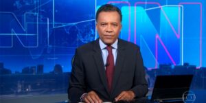 Heraldo Pereira no Jornal Nacional - Foto: Globo