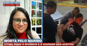 Homem mata mulher a facadas após não aceitar o divórcio - Foto Brasil Urgente