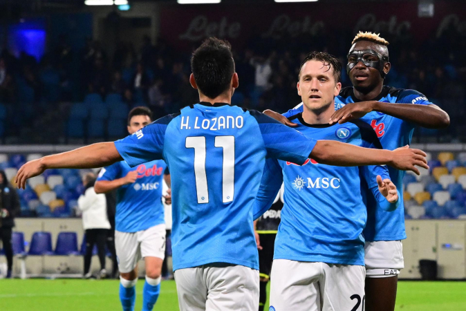 Jogadores do Napoli - Foto Reprodução Canva