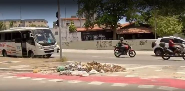 Local onde o corpo da mulher foi encontrado - Foto Reprodução G1