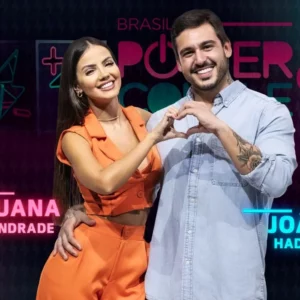 Luana Andrade e João Hadad foram um dos treze casais no Power Couple Brasil 6 - Foto Internet