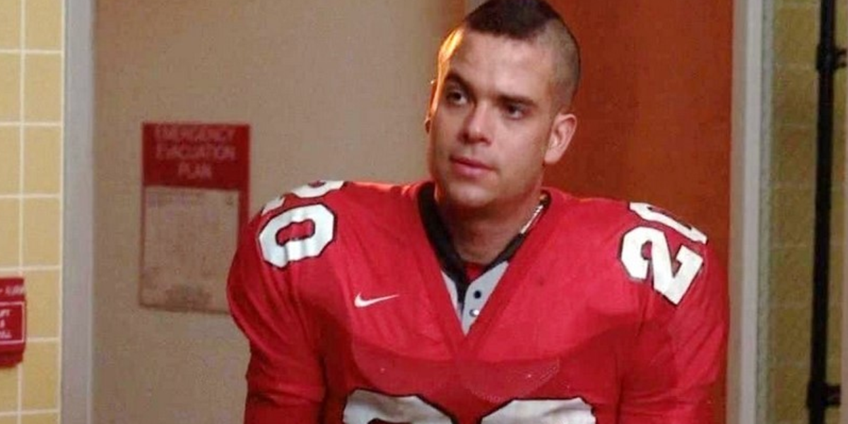 Mark Salling em Glee (Foto: Reprodução, Yuotuber)