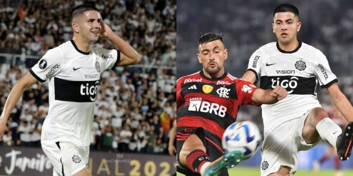 Mateo Gamarra, xerifão do Olimpia(Foto - Montagem TV Foco)