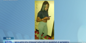 Mulher foi morta brutalmente ao ser espancada pelo marido na frente do filho - Foto Record