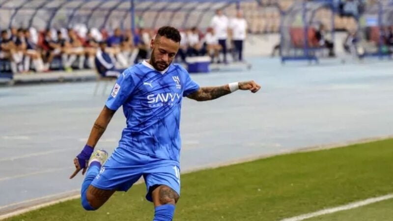 Neymar à Al Hilal (Reproduction - Internet)