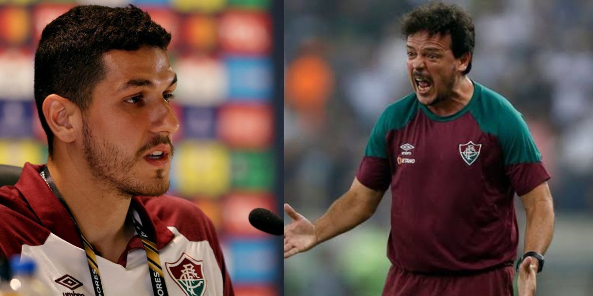 Nino e Diniz, do Fluminense (Foto - Montagem TV Foco)