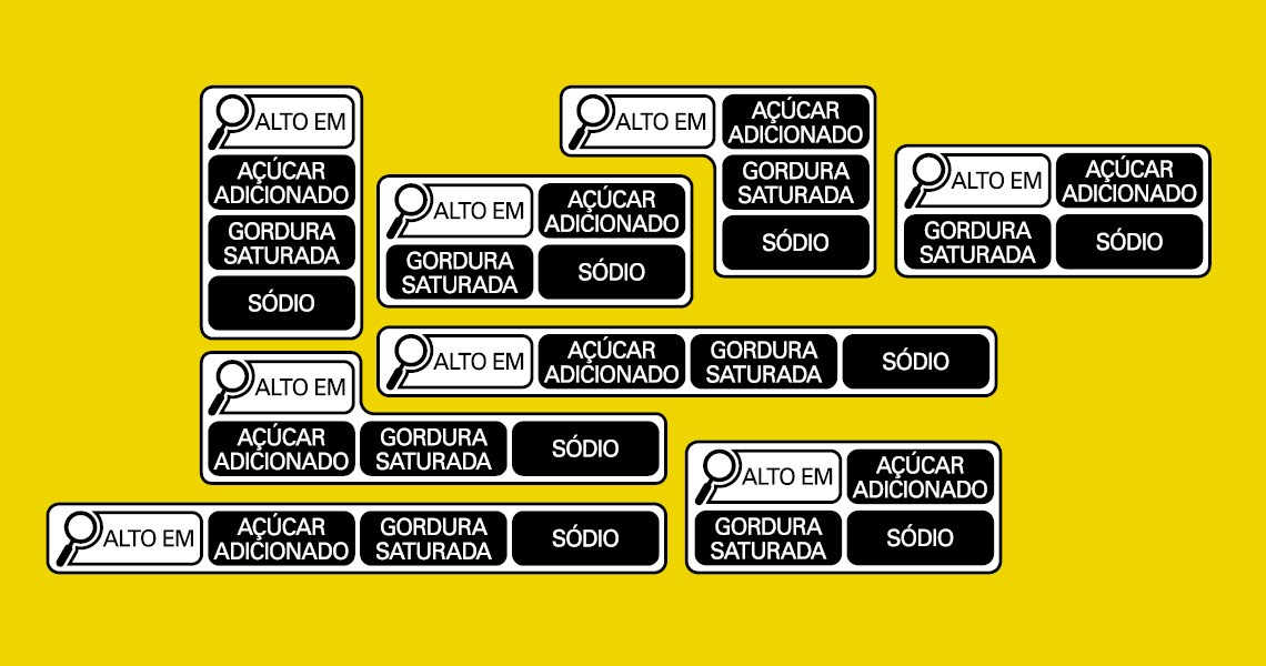 Nova rotulagem de produtos instaurada pela Anvisa (Foto: Reprodução, Fapesp)