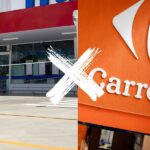 Novo rival do Carrefour vem como um meteoro no Brasil - Montagem TVFOCO