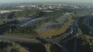 Pátio da Volkswagen em São Bernardo do Campo em 28 de junho de 2023 - Foto Globo