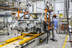 Produção de veículos na fábrica da Volkswagen em São Bernardo do Campo - Foto Volks