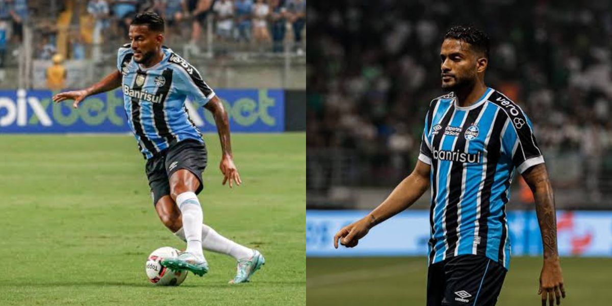 Reinaldo, lateral do Grêmio (Foto - Montagem TV Foco)