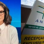 Renata Vasconcellos no Jornal nacional da Globo e Anvisa (Reprodução - Internet)