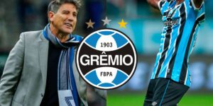 Renato Portaluppi, Nathan Fernandes e Grêmio - (Reprodução: Internet)