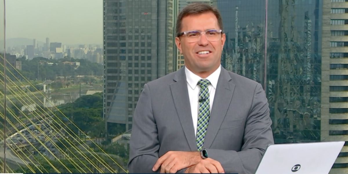 Rodrigo Bocardi no Bom Dia São Paulo (Foto: Reprodução / Globo)