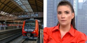 Sabina Simonato confirma paralisação urgente na CPTM em SP - Montagem TVFOCO