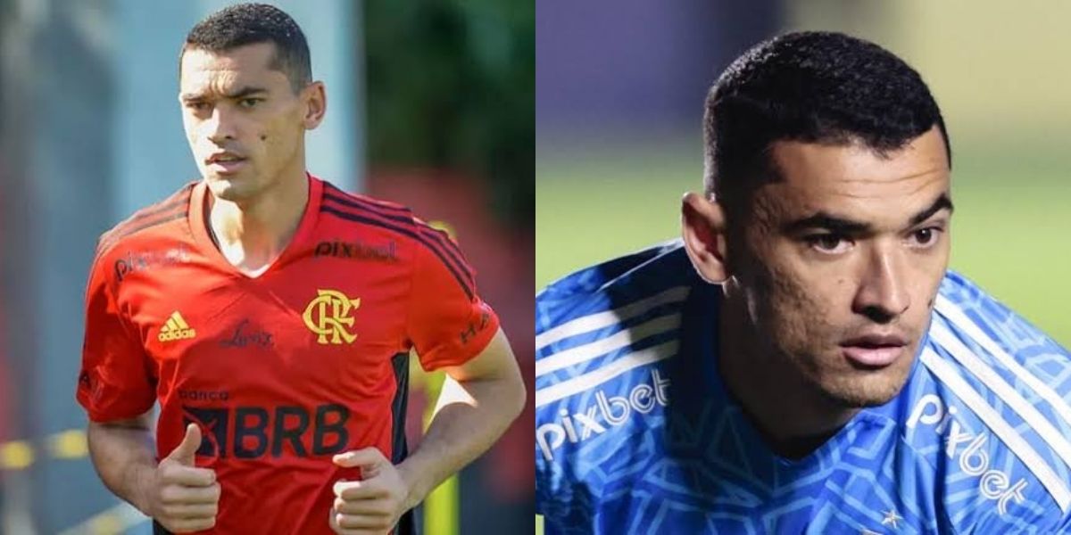 Santos, goleiro do Flamengo (Foto - Montagem TV Foco)