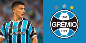 Suárez e Grêmio - (Reprodução Internet)