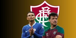Imagem do texto Rasteira e Diniz aos prantos: Gigante do Brasileirão fura o Fluminense pra Thiago Silva vestir azul em 2024