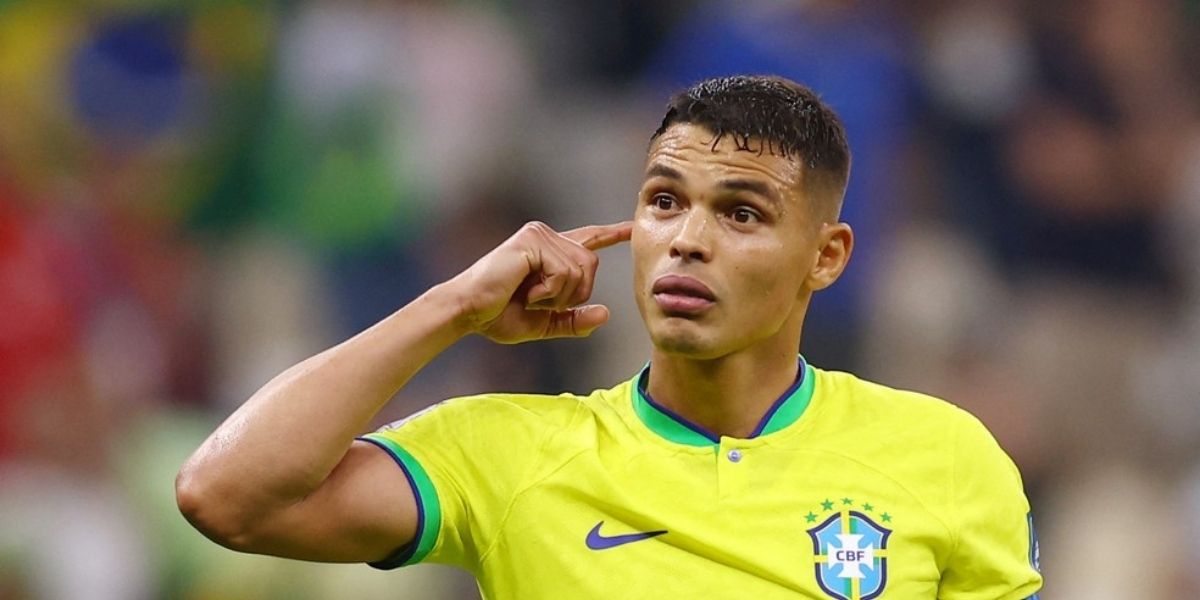 Thiago Silva, zagueiro da seleção brasileira (Foto - Montagem TV Foco)