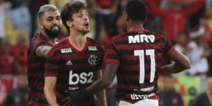 Time do Flamengo em campo - Foto: Internet