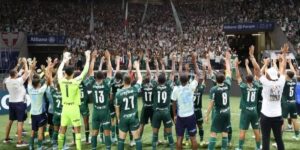 Time do Palmeiras em campo - Foto Internet