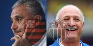 Tite e Flamengo, Felipão e Atlético-MG - (Reprodução: Internet)