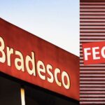 Agência Bradesco e loja fechada (Fotos: Reproduções / Internet / Montagem TV Foco)