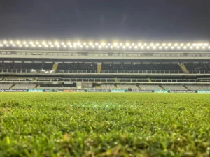 Vila Belmiro antes de Santos x Botafogo-SP - Foto ge