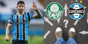 Villasanti, Palmeiras e Grêmio - (Reprodução: Internet)