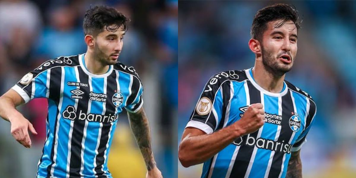 Villasanti, craque do Grêmio (Foto - Montagem TV Foco)