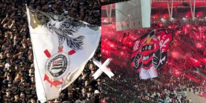 Torcida do Corinthians e Flamengo - Montagem: TVFOCO