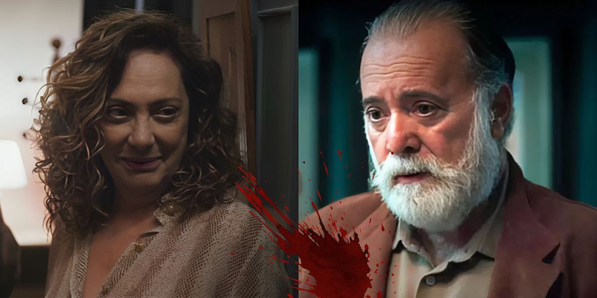 Agatha atira em Antônio e incrimina Aline (Foto Reprodução/Montagem/Tv Foco)