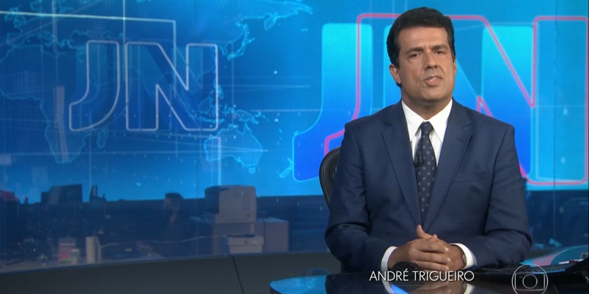 André Trigueiro apresenta de maneira ocasional o Jornal Nacional (Reprodução: Globo)