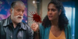 Aline e Antônio em Terra e Paixão (Foto: Reprodução / Globo / Montagem TV Foco)