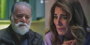 Antônio e Irene em cenas de Terra e Paixão (Foto: Reprodução / Globo / Montagem TV Foco)