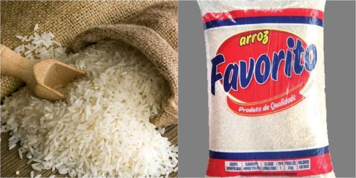 Arroz da marca Favorito (Foto: Reprodução/Internet)