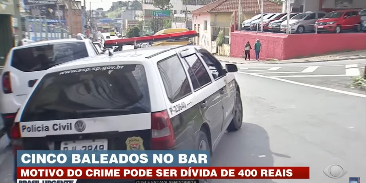 Homens invadem bar em SP e matam dois rapazes a tiros por dívida de R$400 - Foto: Reprodução/Internet