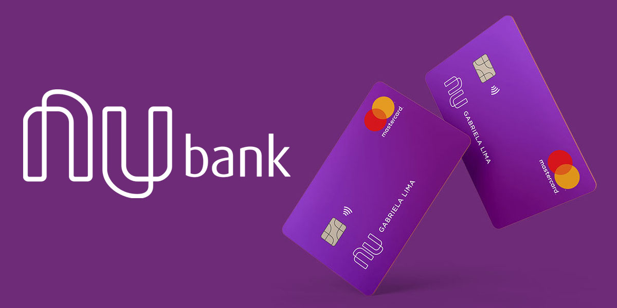 Logo e cartão de crédito da Nubank - Foto: Reprodução