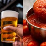 Cerveja tóxica e molho de tomate com pelo de roedor proibidos (Reprodução: Montagem TV Foco)