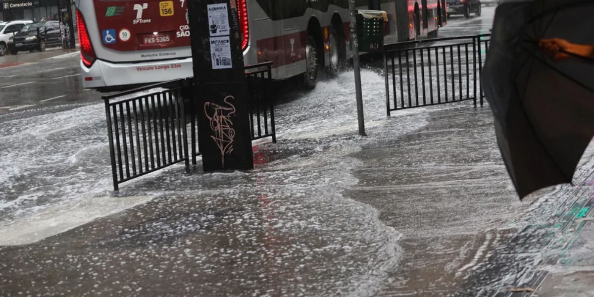 Chuva forte em São Paulo hoje já ligou alerta aos moradores (Reprodução: Internet)