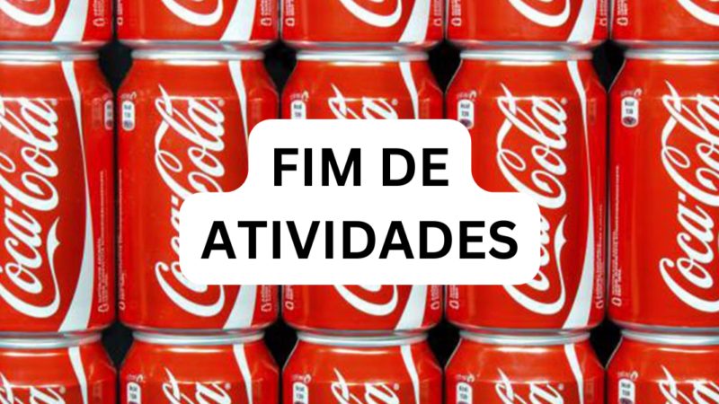 Coca-Cola anunciou fim de atividades em país. Foto: Reprodução/Internet